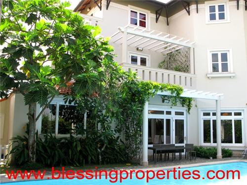 Cherry Villa - Villa for rent in dist 2, HCM city, Vietnam